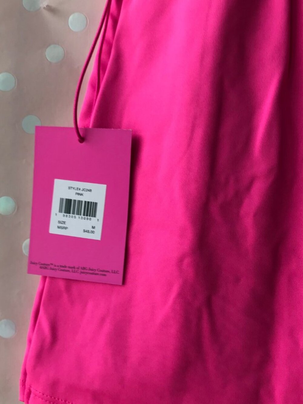 Juicy Couture Sport pink  Skorts 2 Pockets inside activewear Size : M NWT - Picture 8 of 8